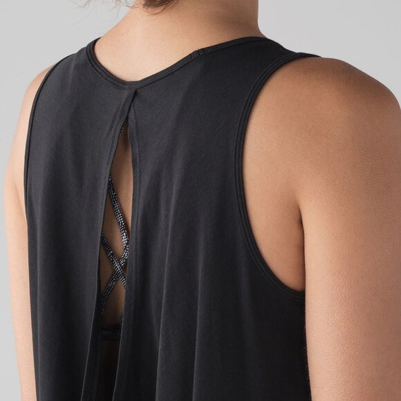 Lululemon Low Key Tank Black size 6 - Picture 4 of 6